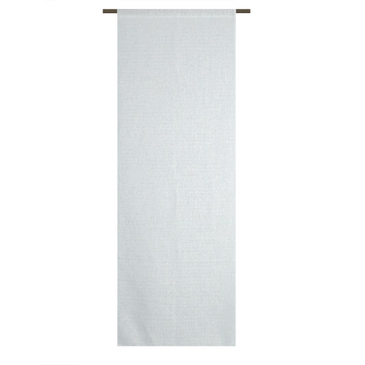 Lazaro curtain, white and silver, 60x170cm