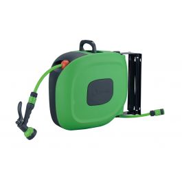 GEO AUTOMATIC WALL-MOUNTED HOSE REEL 25 M OF 12.5 MM HOSE AND MULTI-JET GUN