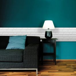 STICKER SOFT TILES M WHITE BRICKS 30X30 CM