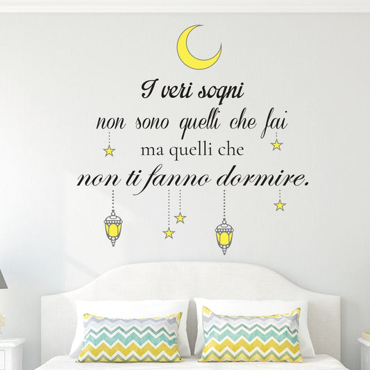 Bricocenter STICKER WORDS UP XL I VERI SOGNI 47X67 CM