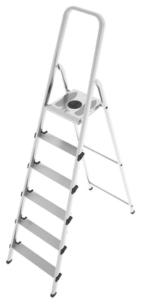 STEEL-ALUMINIUM DOMESTIC LADDER 6 STEPS