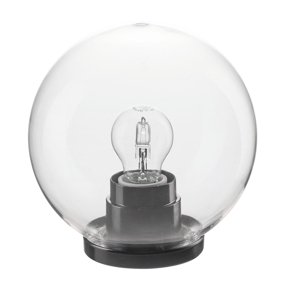 Bricocenter TRANSPARENT PLASTIC SPHERE D20 E27=40W IP44