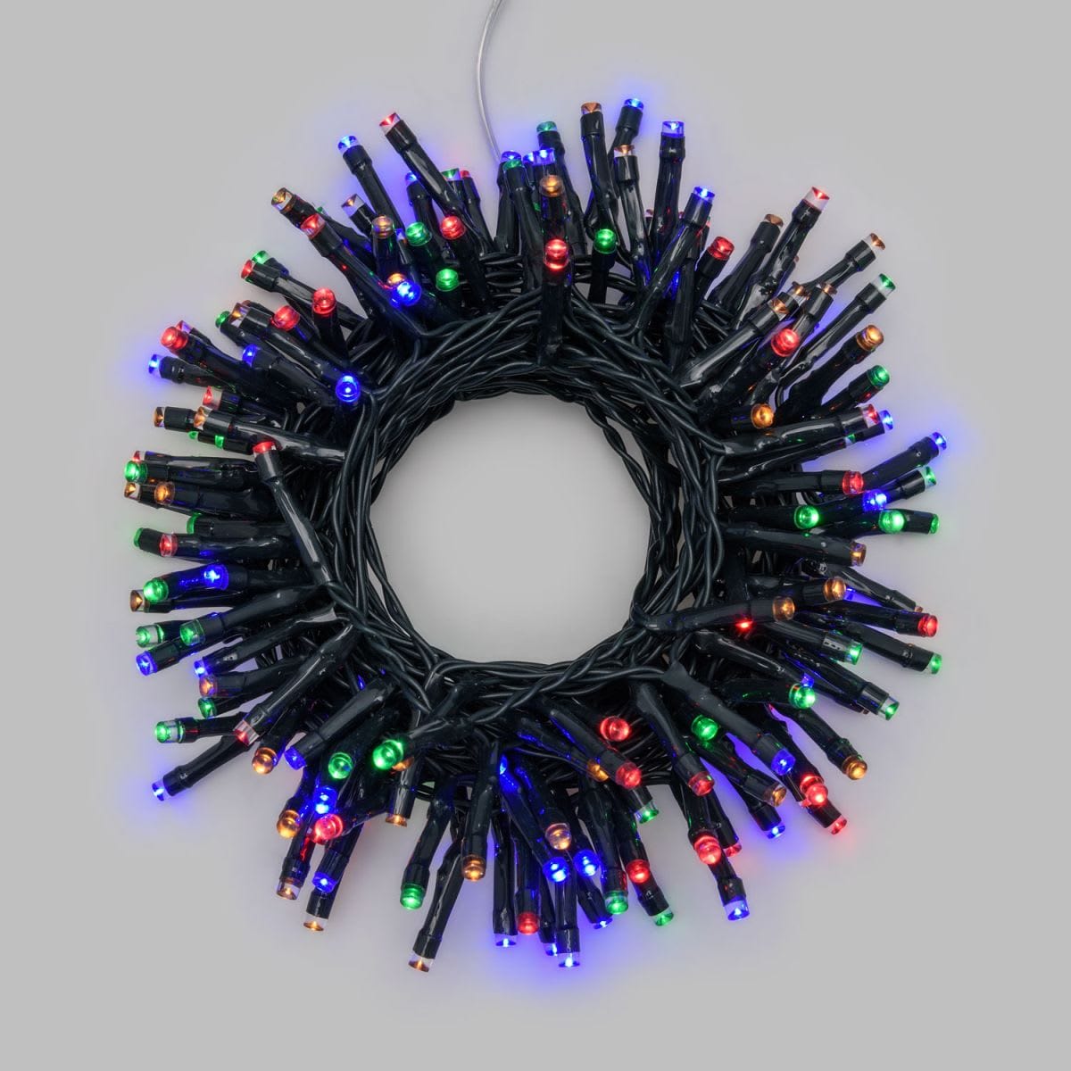 Bricocenter 180 led light chain multi color battery operated