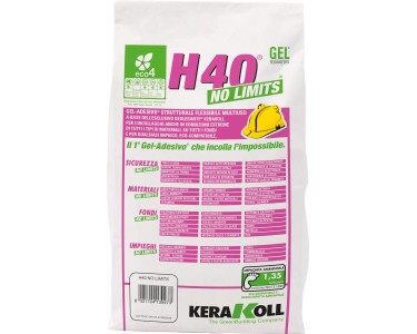 COLLA X PIASTR 5 KG GRIGIO H40 NO LIMIT