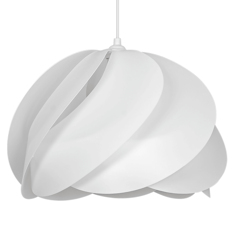 Lampadario fidji pilastica bianco d40 cm e27=60w