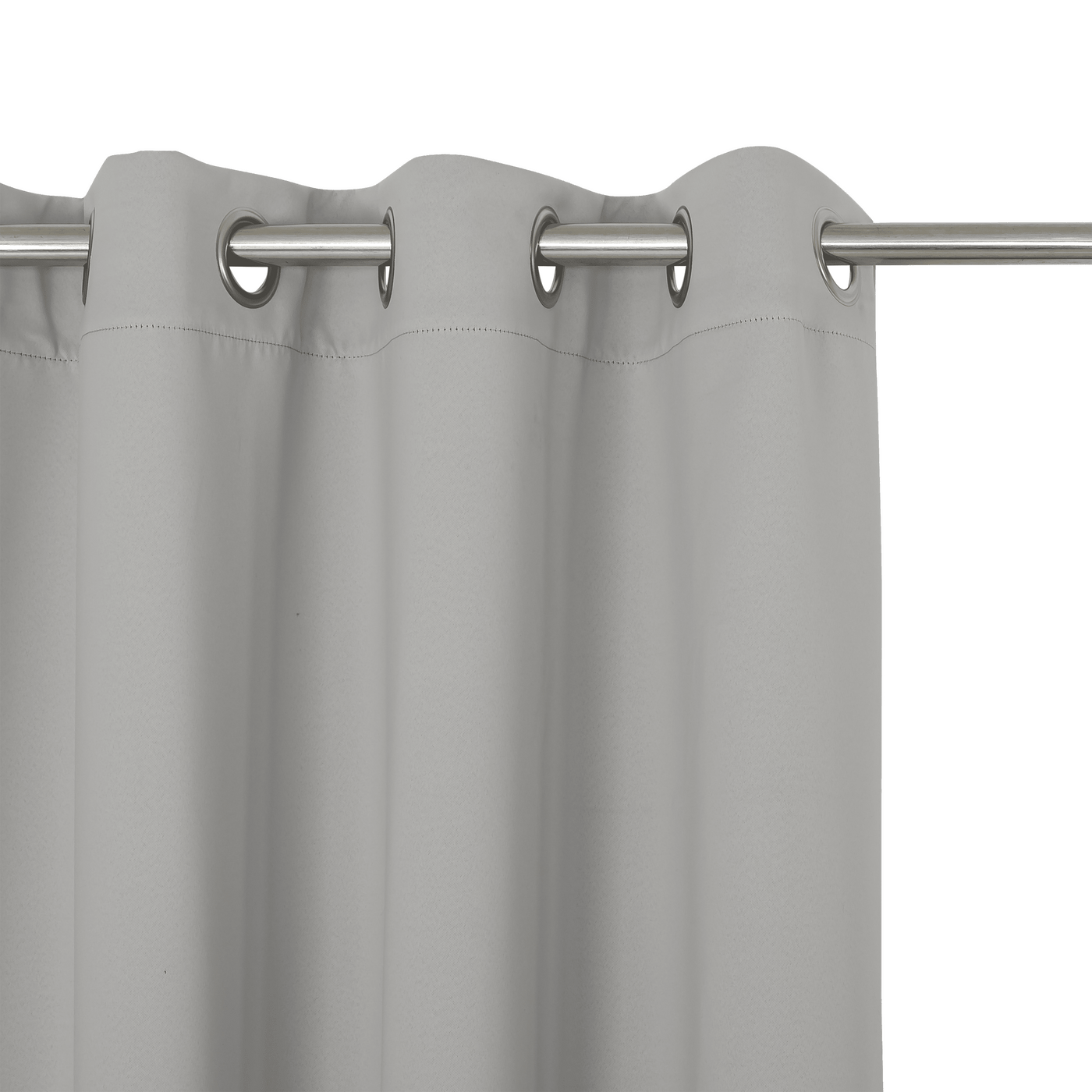 New Arel blackout curtain, grey, 140x280 cm, with eyelets