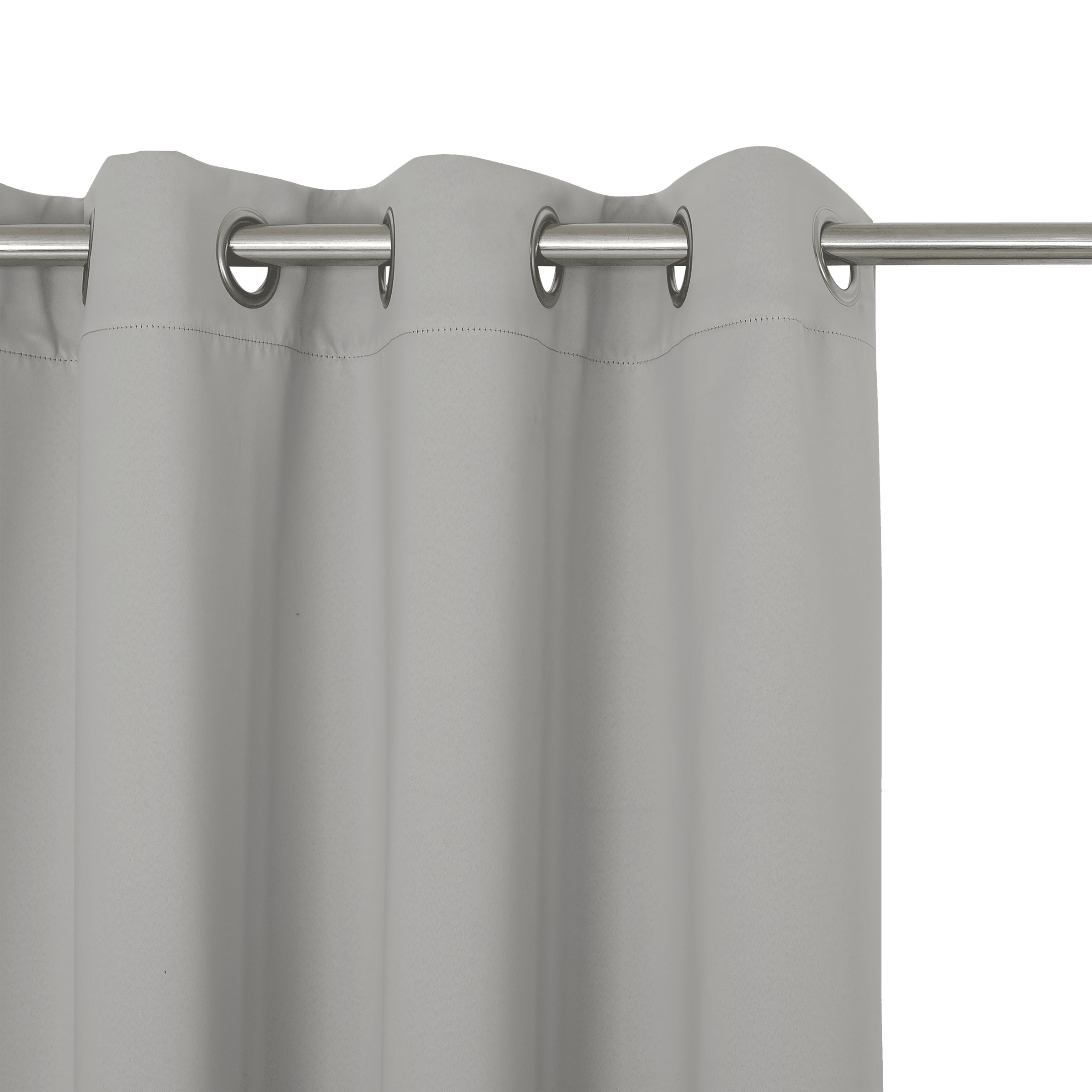 New Arel blackout curtain, grey, 140x280 cm, with eyelets