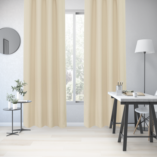 New Arel blackout curtain, ecru, 140x280 cm, with eyelets