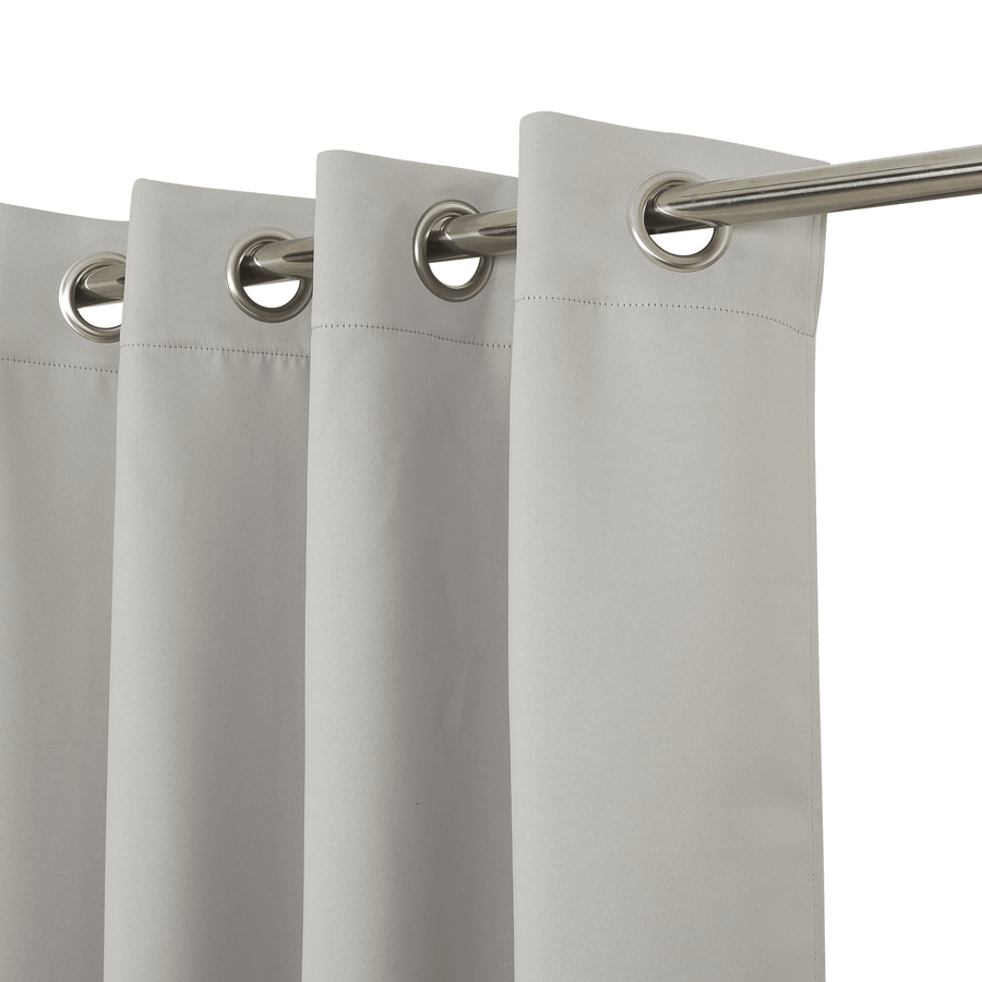 New Arel blackout curtain, grey, 140x280 cm, with eyelets