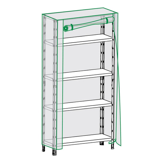Bricocenter CUSTODIA PER SCAFFALE L100xP40xH185CM IN PLASTICA TRASPARENTE