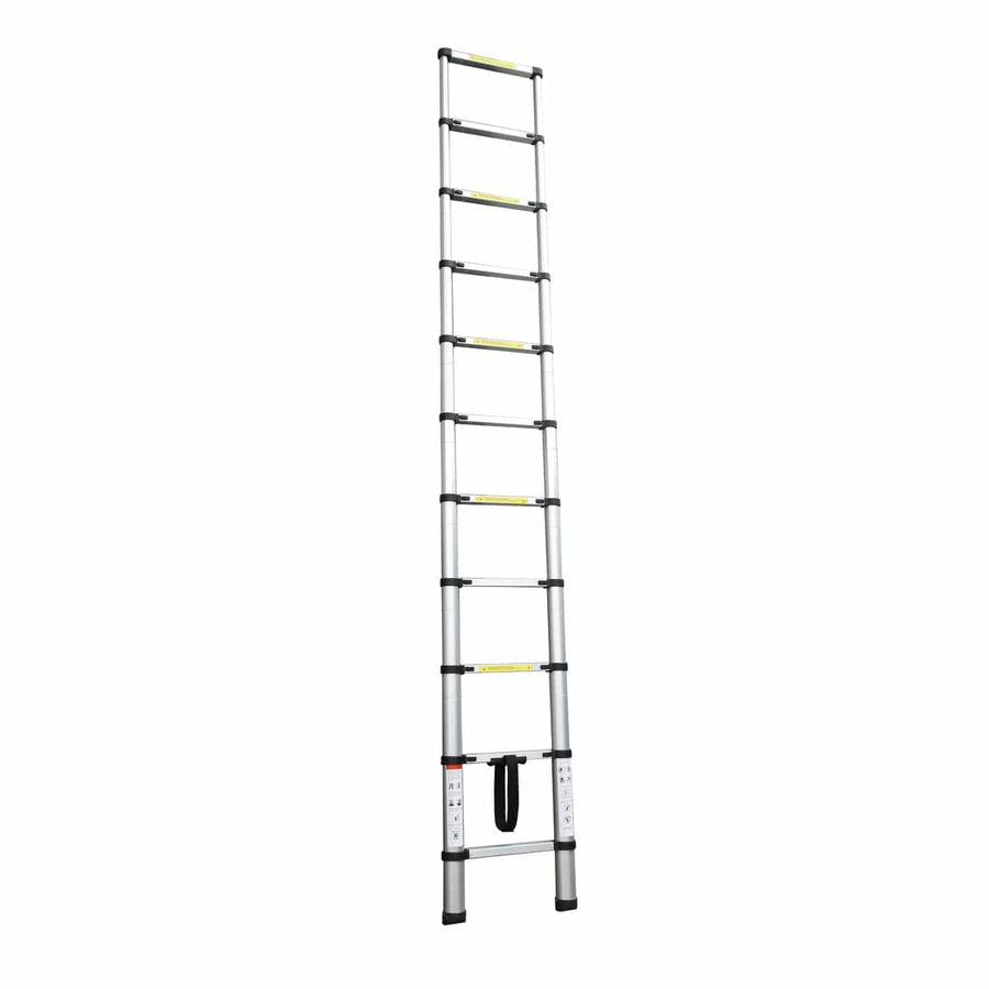 Bricocenter EXTENSIBLE LADDER 9 STEPS ANODISED ALUMINIUM