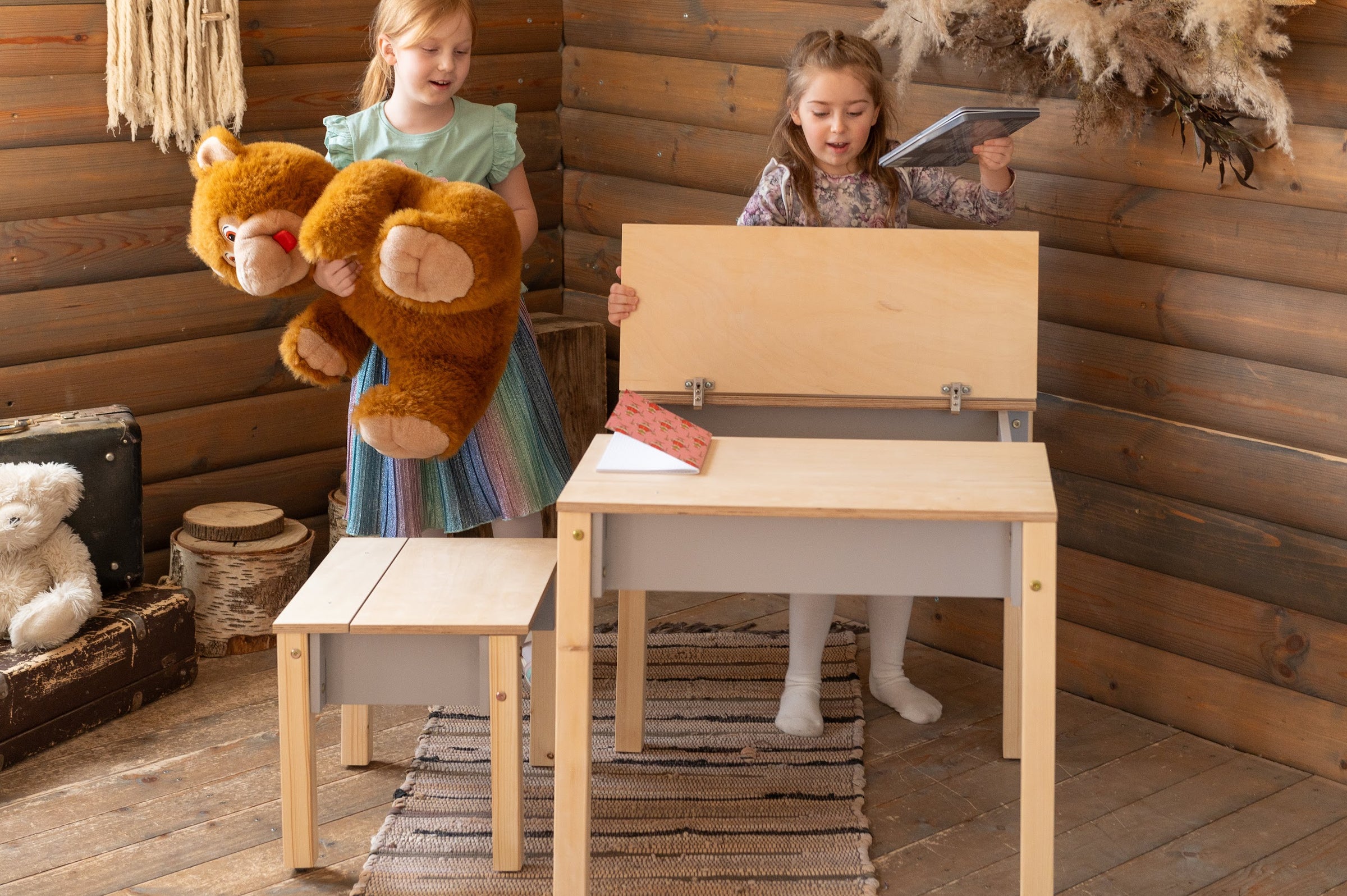 Smart Storage Table and Chair Set
