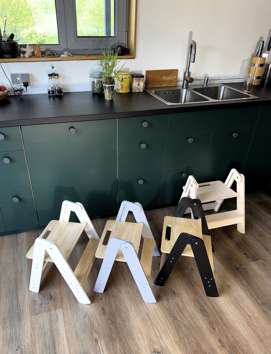 Little space saving step stool