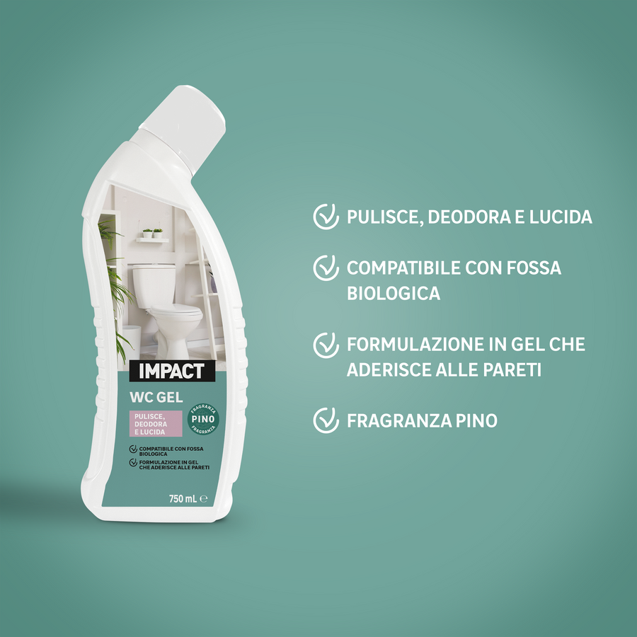 DESCALING TOILET GEL 750 ML IMPACT