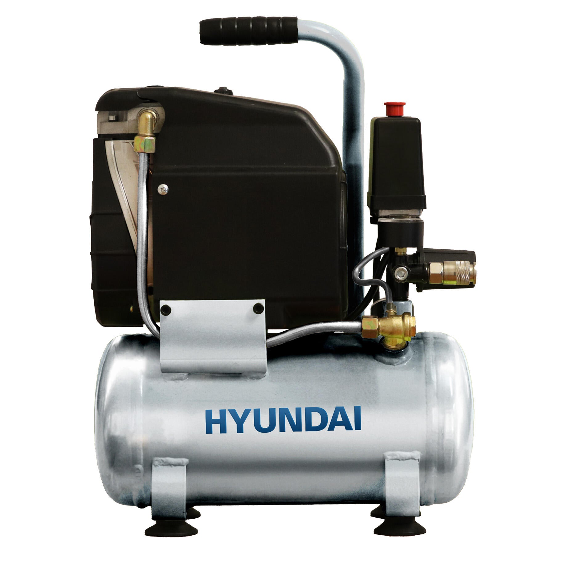 Hyundai oil-free compressor, 6 L, 1.5 HP, 8 bar