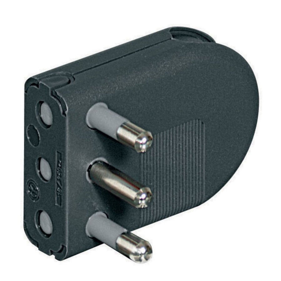 Bricocenter 16A SWIVEL PLUG BLACK