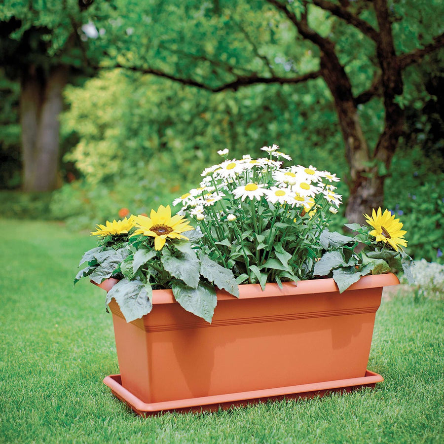 Bricocenter MEDITERRANEAN PLANTER CM 60 SIENA EARTH