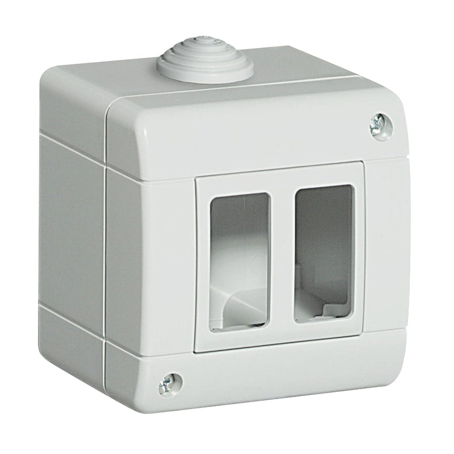 Bricocenter HYDROBOX ENCLOSURE 2 PLACES IP40 WHITE