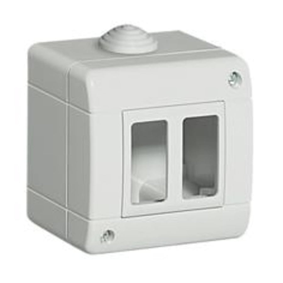 Bricocenter HYDROBOX ENCLOSURE 2 PLACES IP40 WHITE