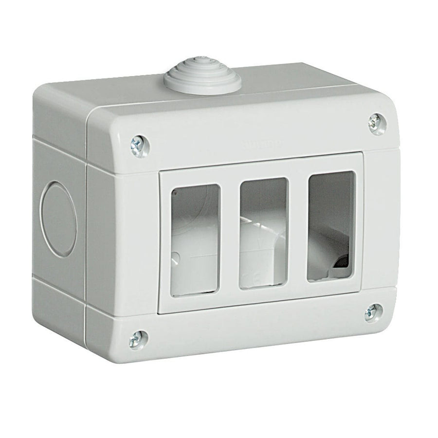 Bricocenter HYDROBOX ENCLOSURE 3 PLACES IP40 WHITE