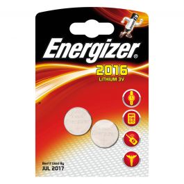 2 CR2016 LITHIUM BUTTON CELLS