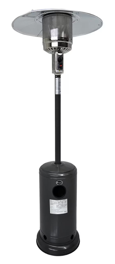 13.5 kW black outdoor gas patio heater