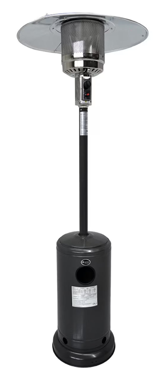 13.5 kW black outdoor gas patio heater