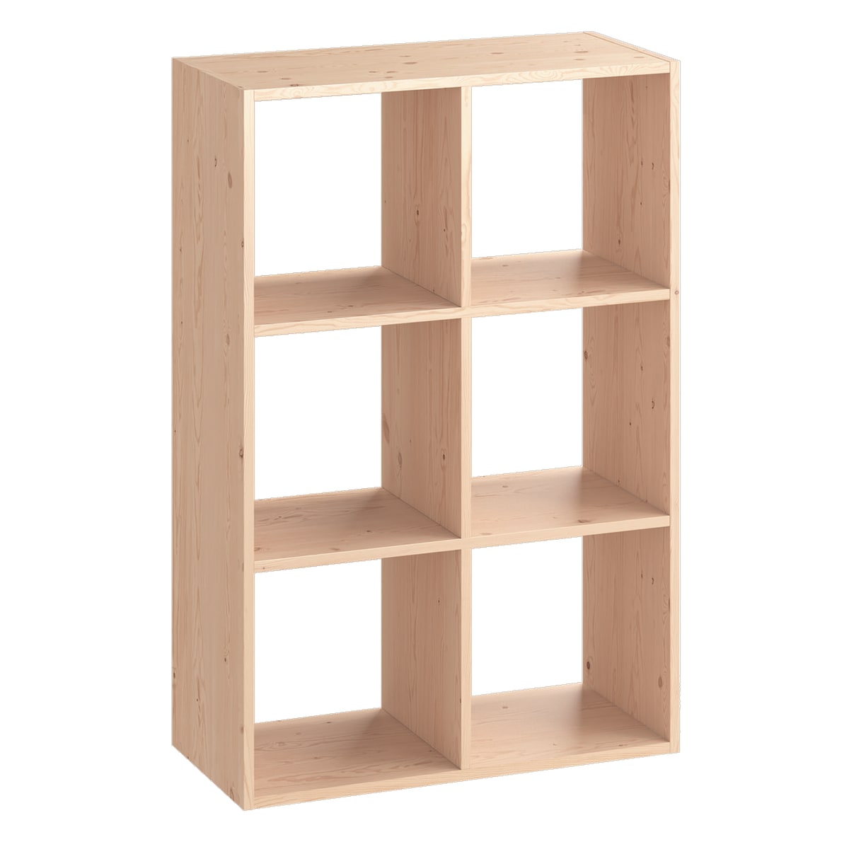 Bricocenter 3X2 SPACEO KUB W105xP31.7xH70.5CM PINE WOOD CUBES