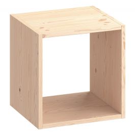 1 SPACEO KUB W36xD31.7xH36CM PINE WOOD CUB