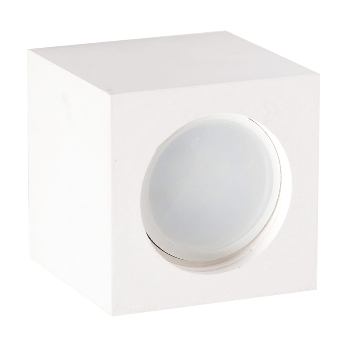 Bricocenter RECESSED SPOTLIGHT CAPRI PLASTER WHITE 7X7CM CM GU10=40W IP20