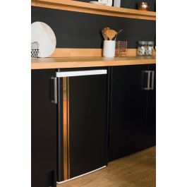 ADHESIVE PLASTIC PLAIN MATT BLACK 67.5X200