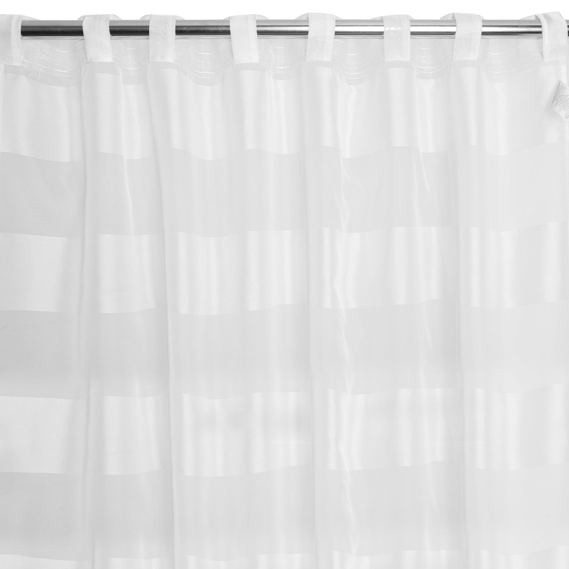 Bricocenter MARYLINE WHITE FILTER CURTAIN 140X280CM WEBBING AND CONCEALED HANGING LOOP