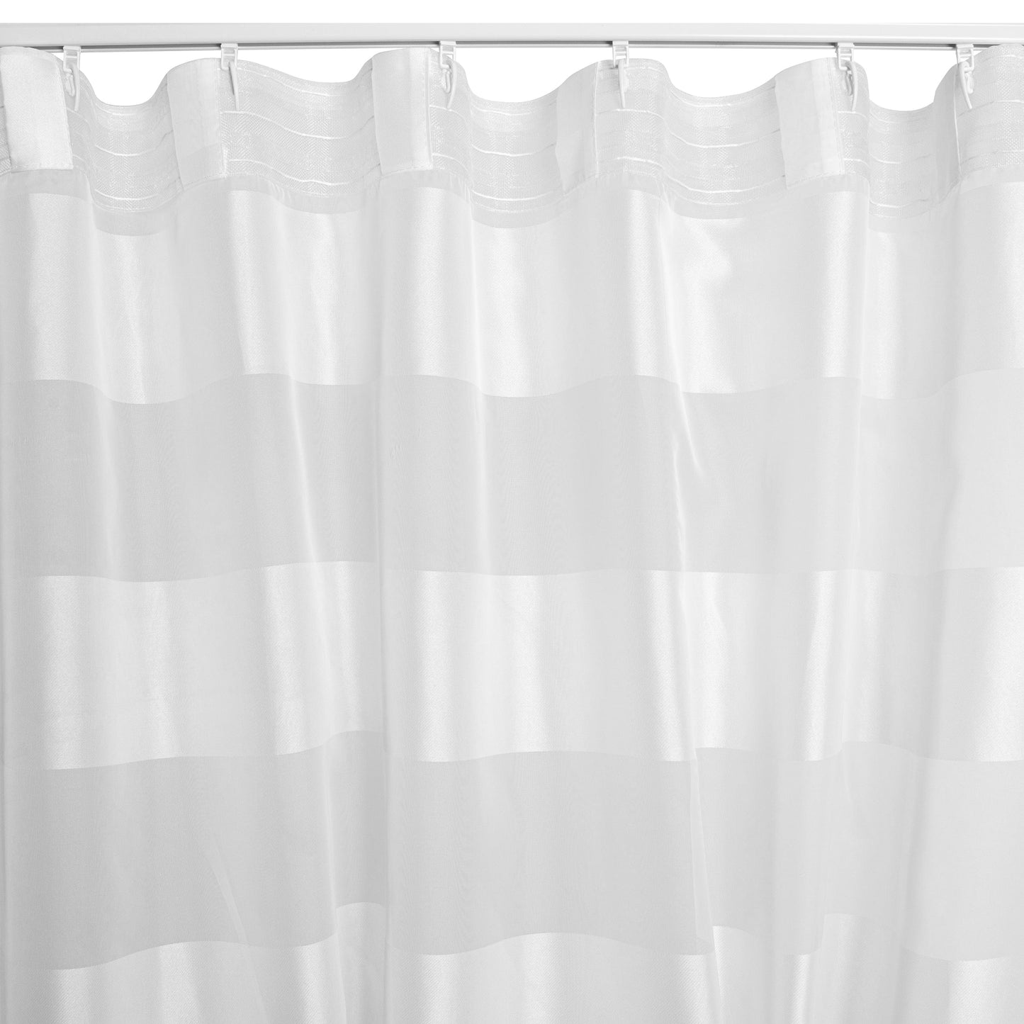 Bricocenter MARYLINE WHITE FILTER CURTAIN 140X280CM WEBBING AND CONCEALED HANGING LOOP