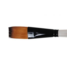 SYNTHETIC FLAT BRUSH N3-4 HANDLE CO