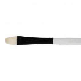 FLAT BRISTLE BRUSH N6 LONG HANDLE