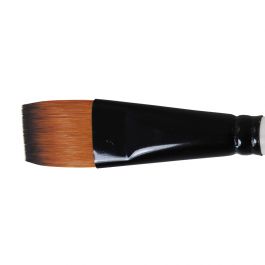 SYNTHETIC FLAT BRUSH N3-4 HANDLE CO