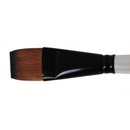 SYNTHETIC FLAT BRUSH N1 CORT HANDLE