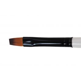 SYNTHETIC FLAT BRUSH N8 CORT HANDLE