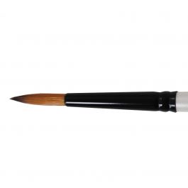 SYNTHETIC ROUND BRUSH N6 SHORT HANDLE