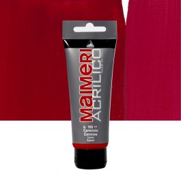 ACRYLIC PAINT 200ML CARMINE