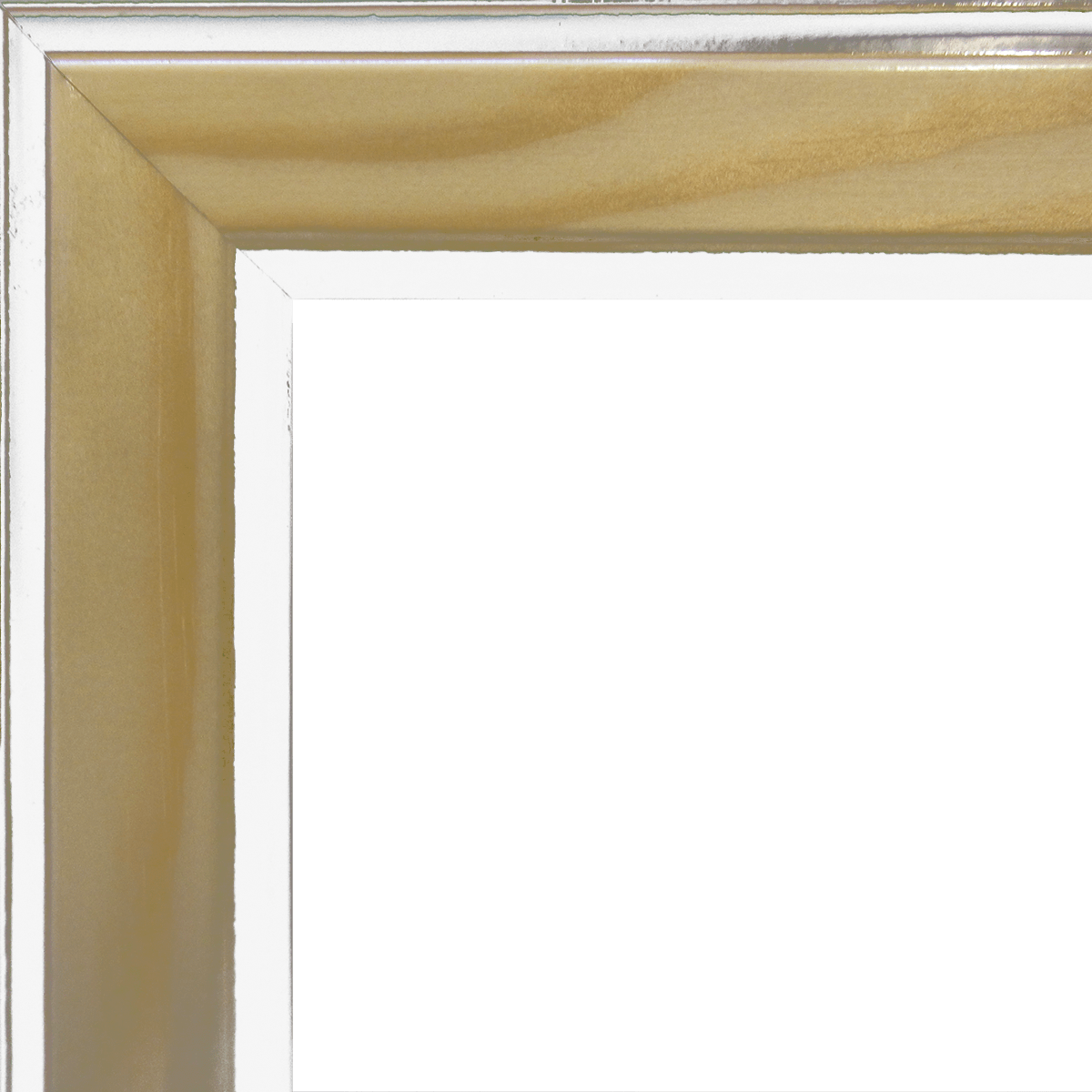 Bricocenter NATURAL AND WHITE WOOD FRAME 10X15 CM