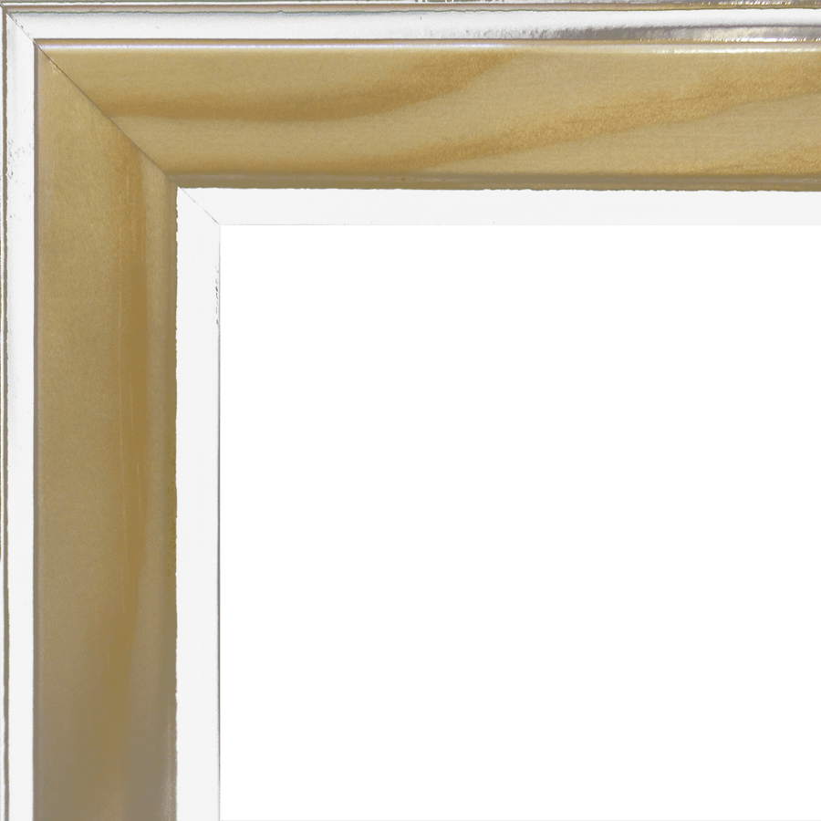Bricocenter 13X18 CM NATURAL AND WHITE WOOD FRAME