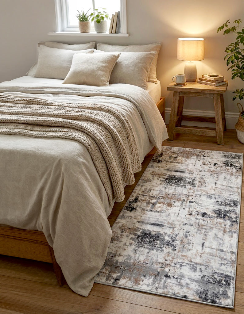 Grey Bristol carpet, 60 x 120 cm