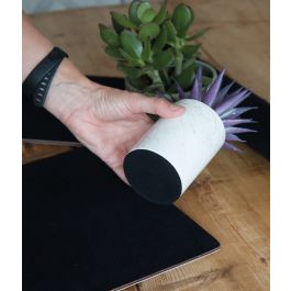 BLACK VELVET ADHESIVE PLASTIC 45X150