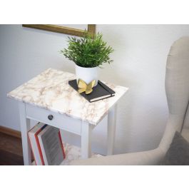 BEIGE MARBLE ADHESIVE PLASTIC 45X200 CM