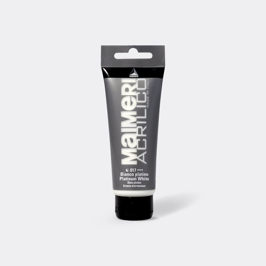 Bricocenter PLATINUM WHITE ACRYLIC COLOR 75ML