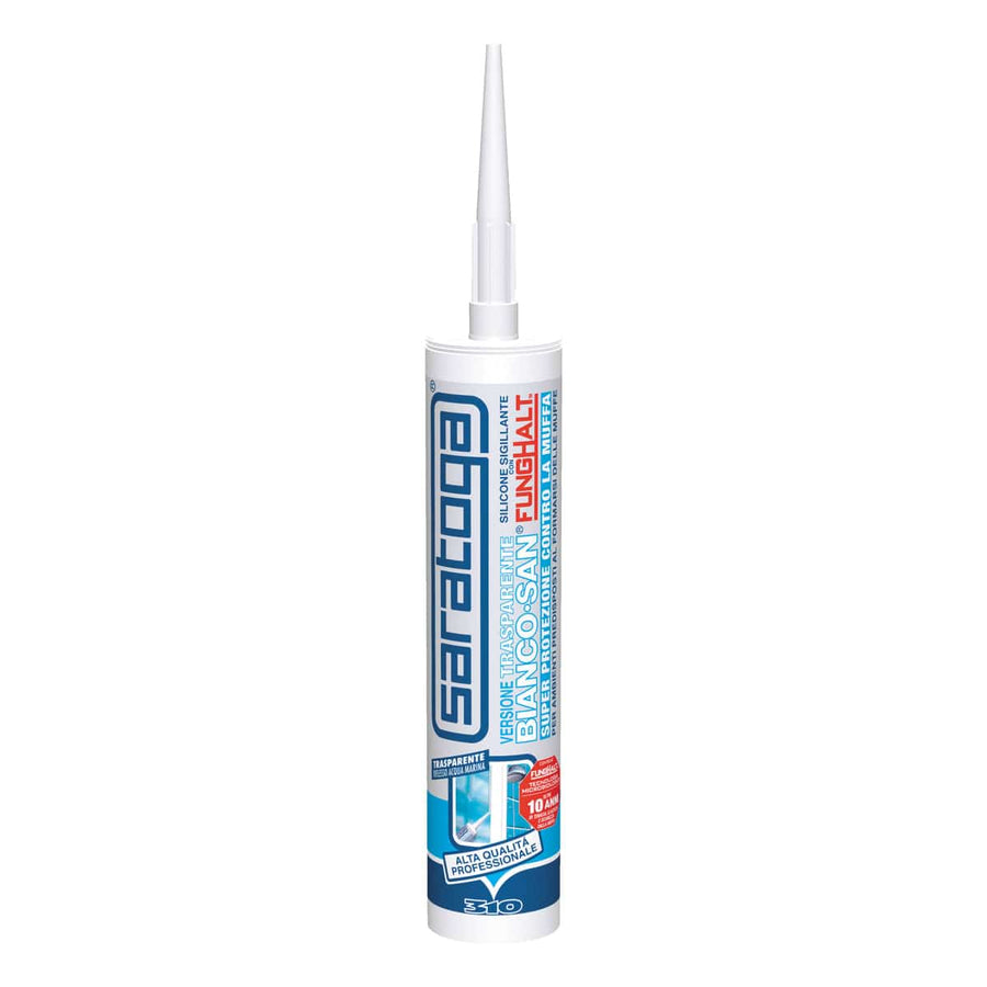 Bricocenter BIANCOSAN TRANSPARNTE ANTI-MOULD SILICONE 310ML