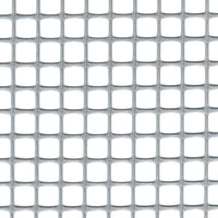 PLASTIC SQUARE NET 10 SILVER 1X5 M