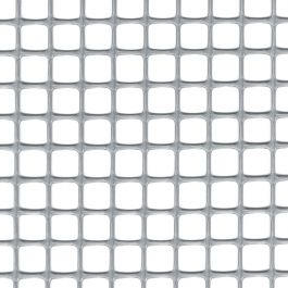 PLASTIC SQUARE NET 10 SILVER 1X5 M