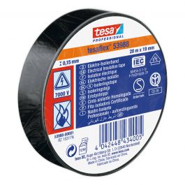 INSULATING TAPE BLACK TESA 19MMX20MT